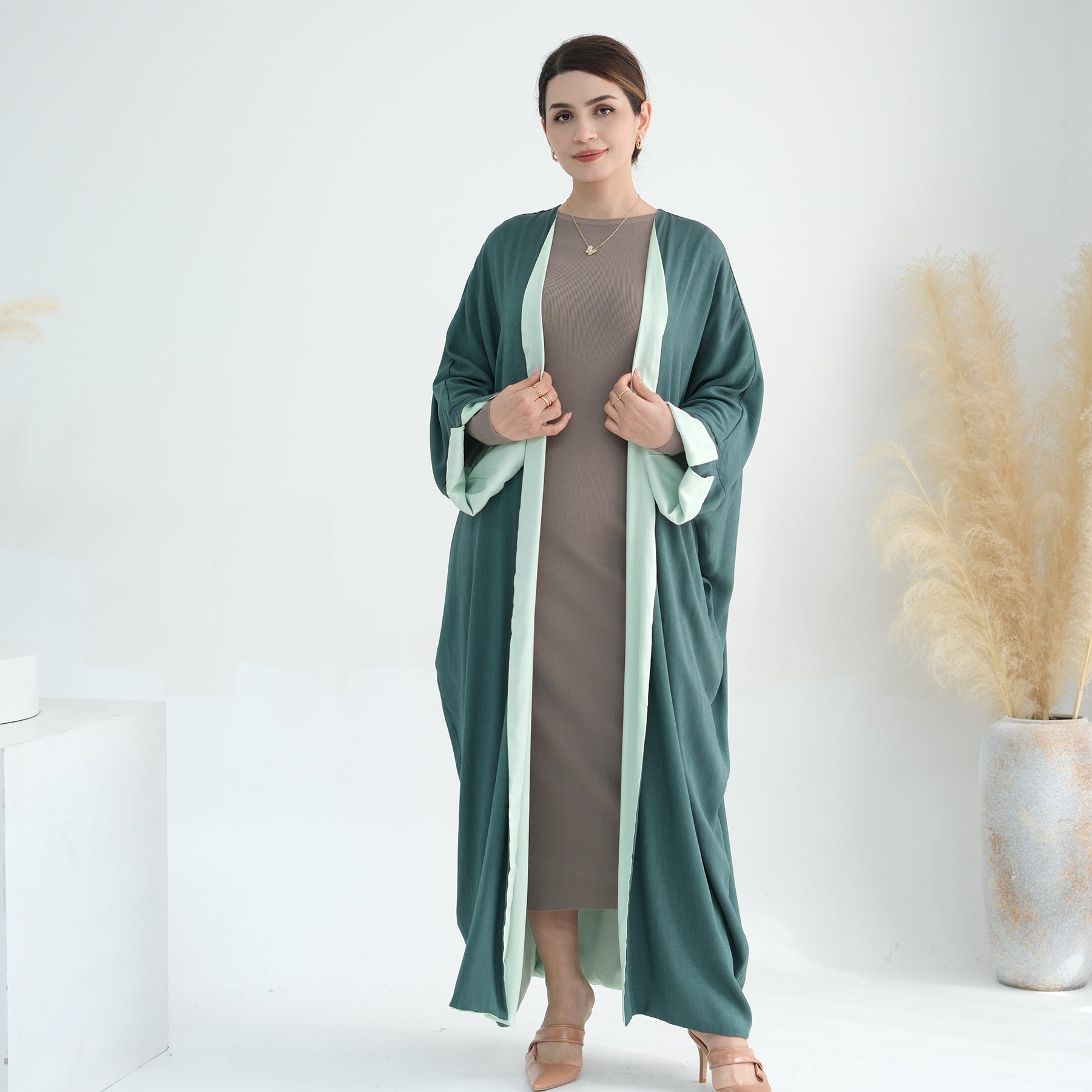 Two-tone Abaya for Islamic Women | Eolante Clothing