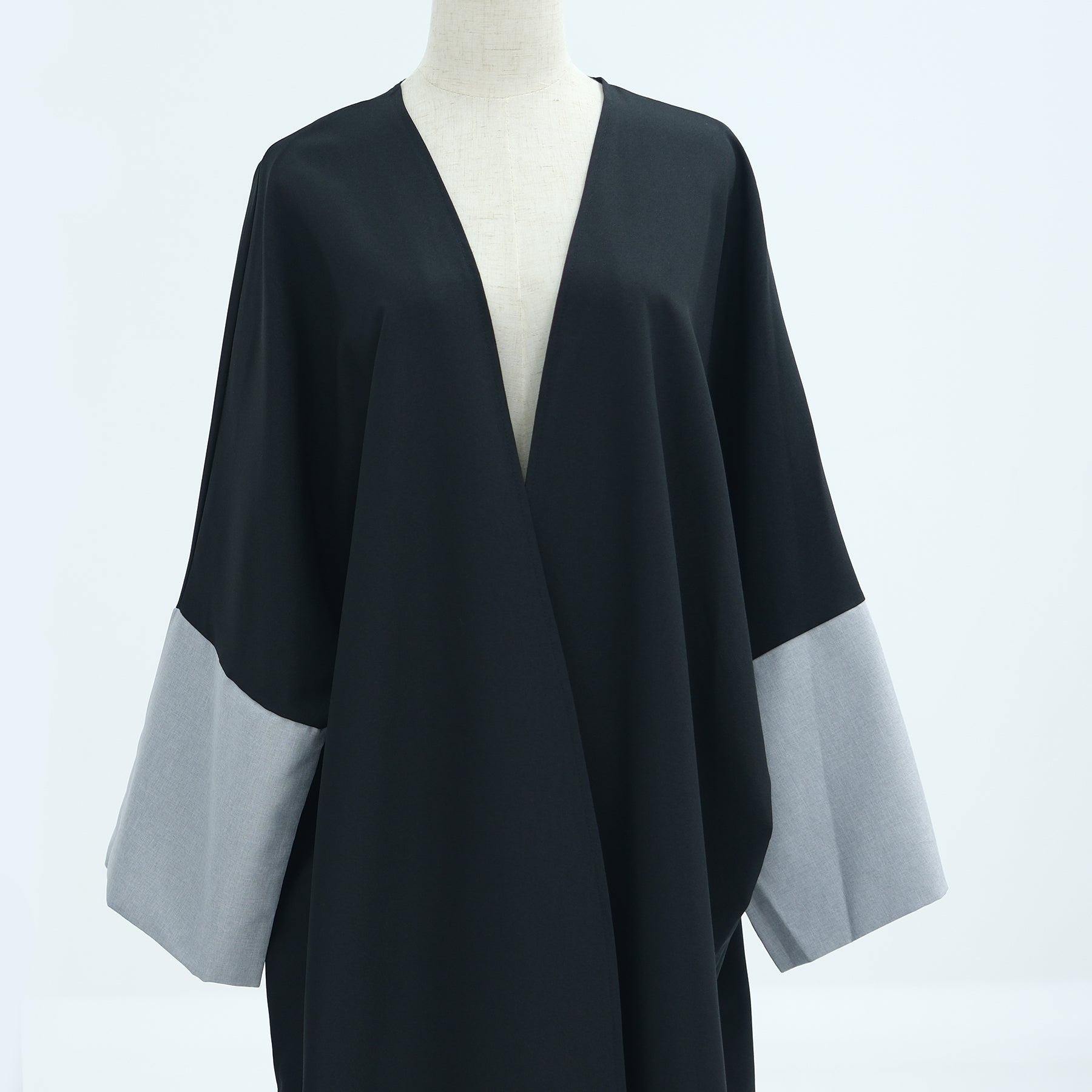 2 Piece Abaya Set, Two-Tone Dress and Pants - Eolante Clothing