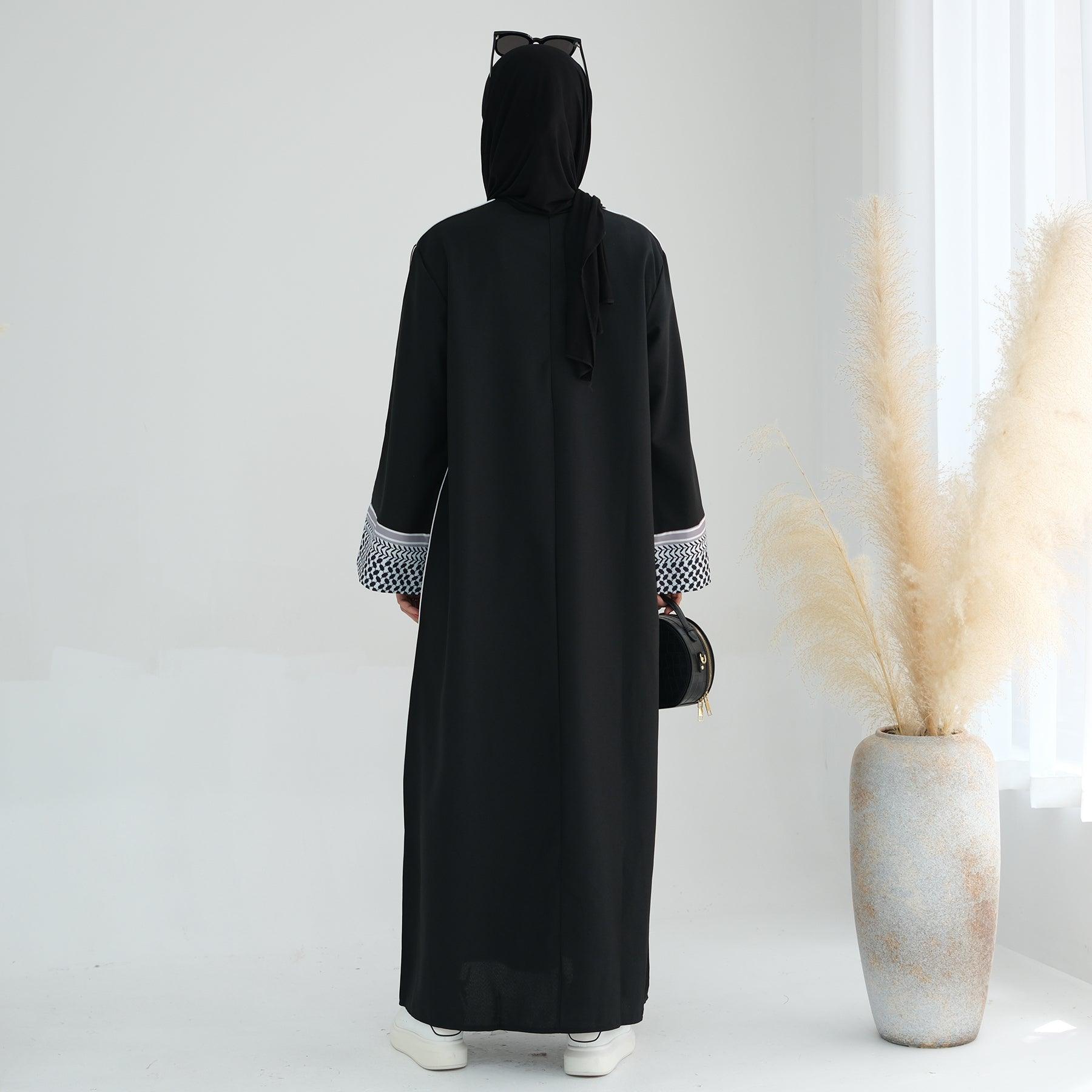 Peace Dove Embroidered in Abaya Dress | Eolante Clothing 