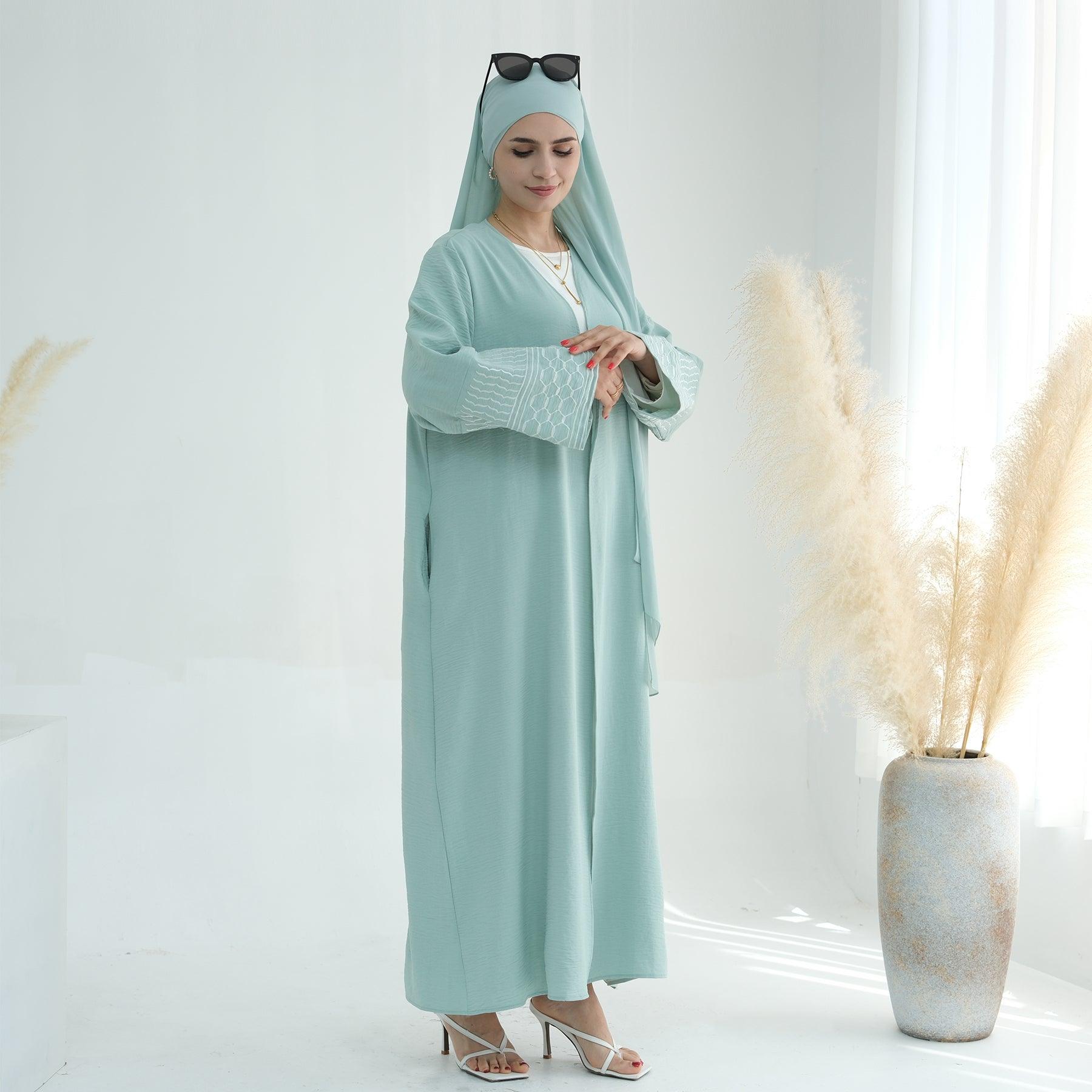 Peace Dove Design Abaya | Eolante Clothing 