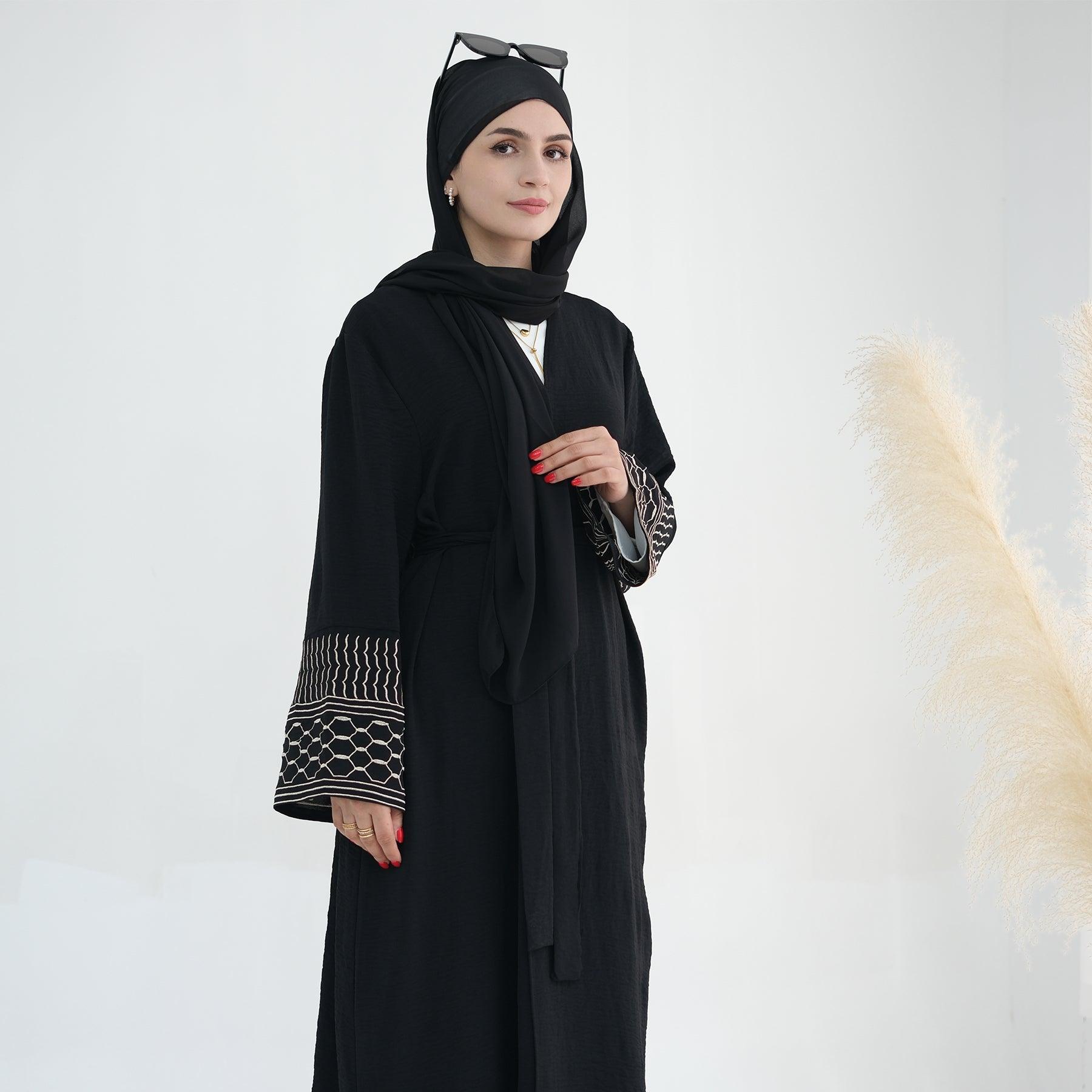 Peace Dove Design in Abaya | Eolante Clothing 