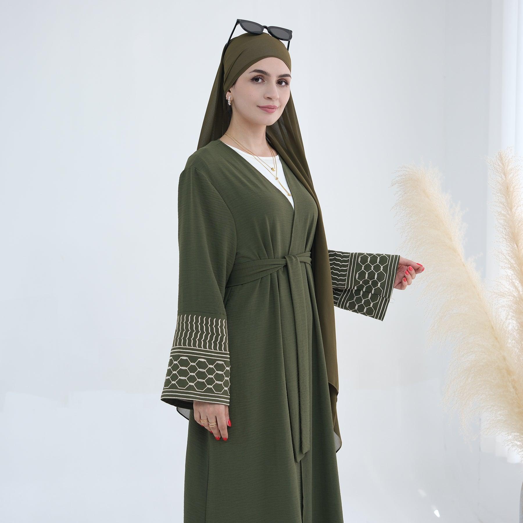 Danya Keffiyeh Inspired Abaya | Eolante Clothing 