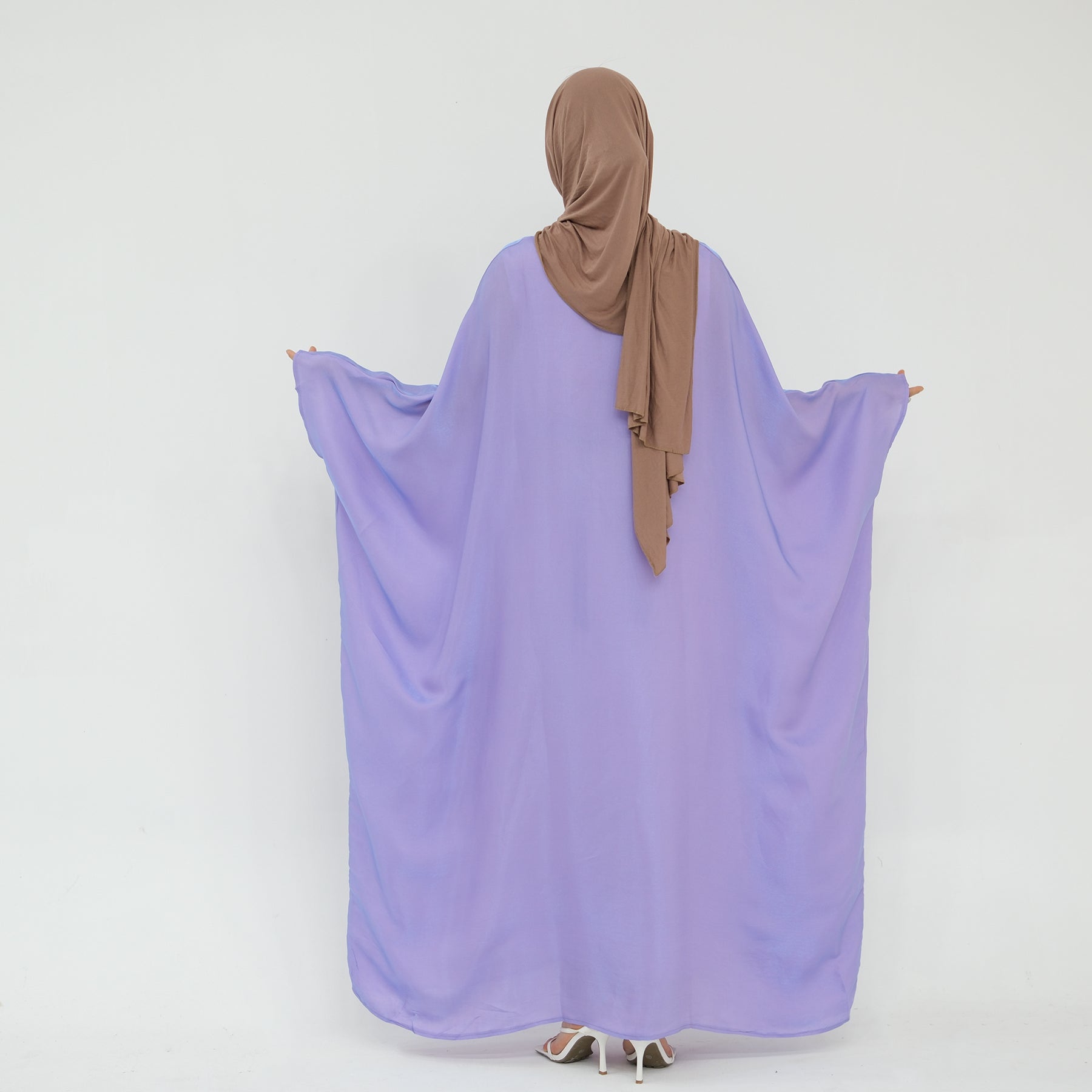 Maxi Dress Abaya with Butterfly Sleeve | Eolante Clothing 