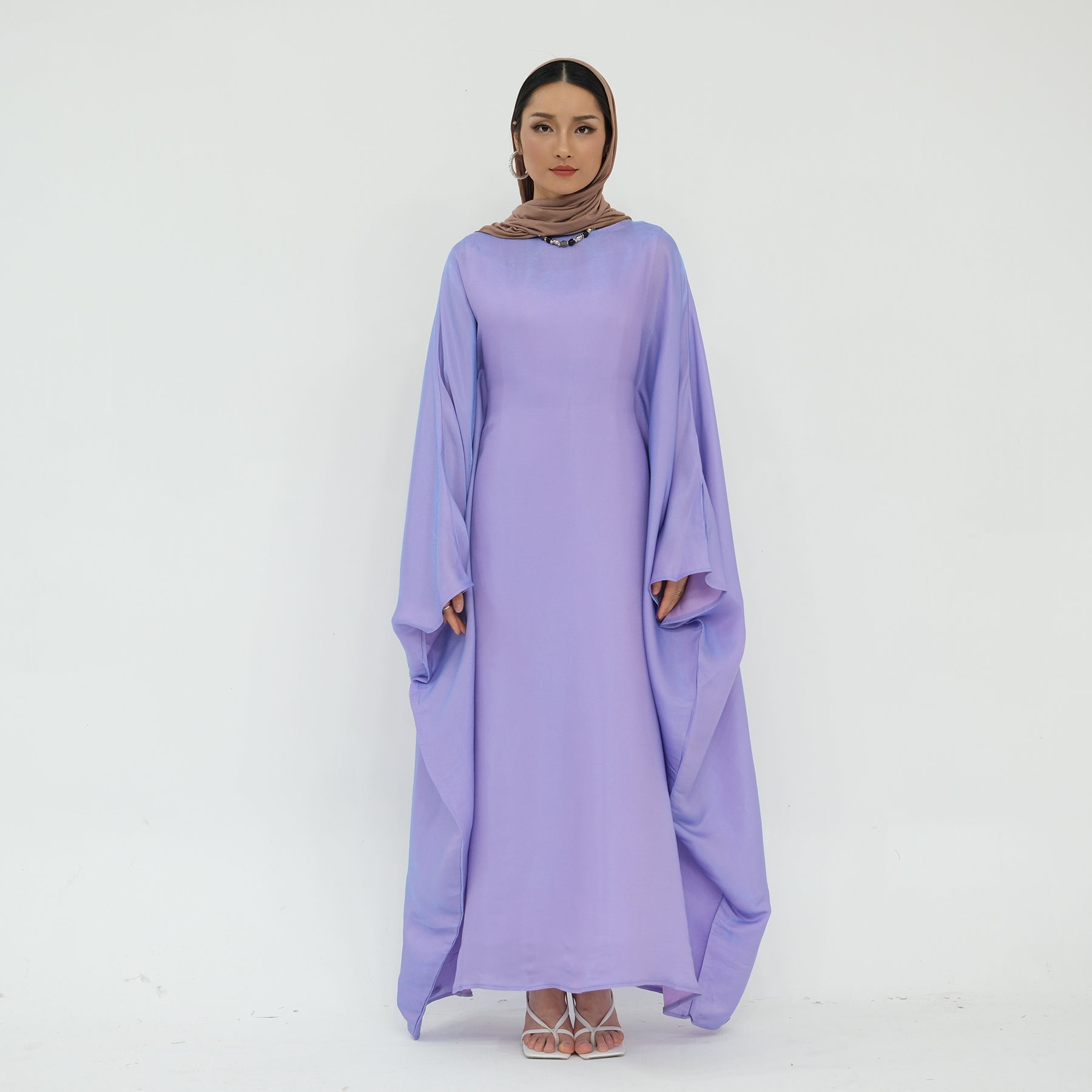 Shiny Maxi Dress Abaya | Eolante Clothing 