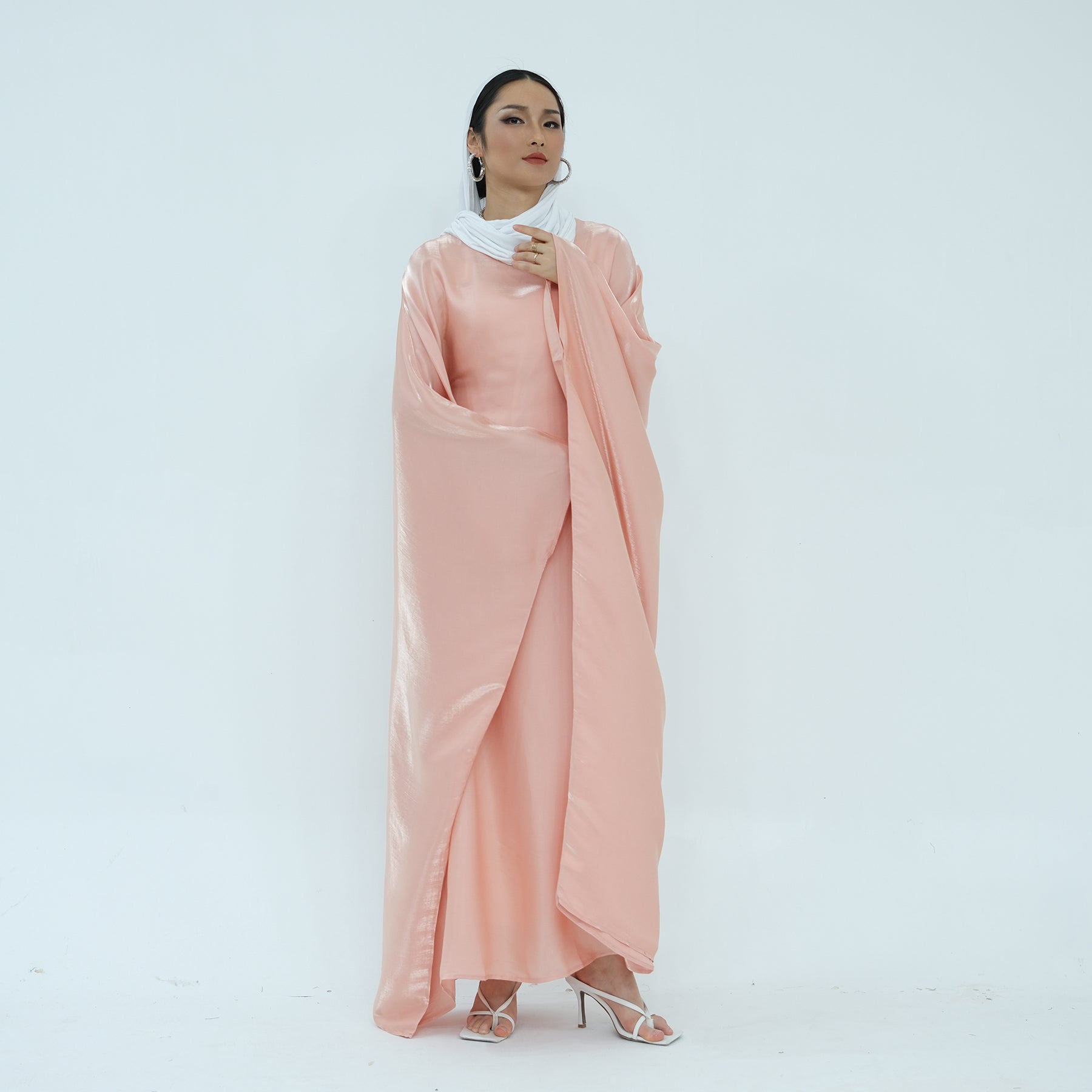 Butterfly Sleeve Abaya Dress | Eolante Clothing 