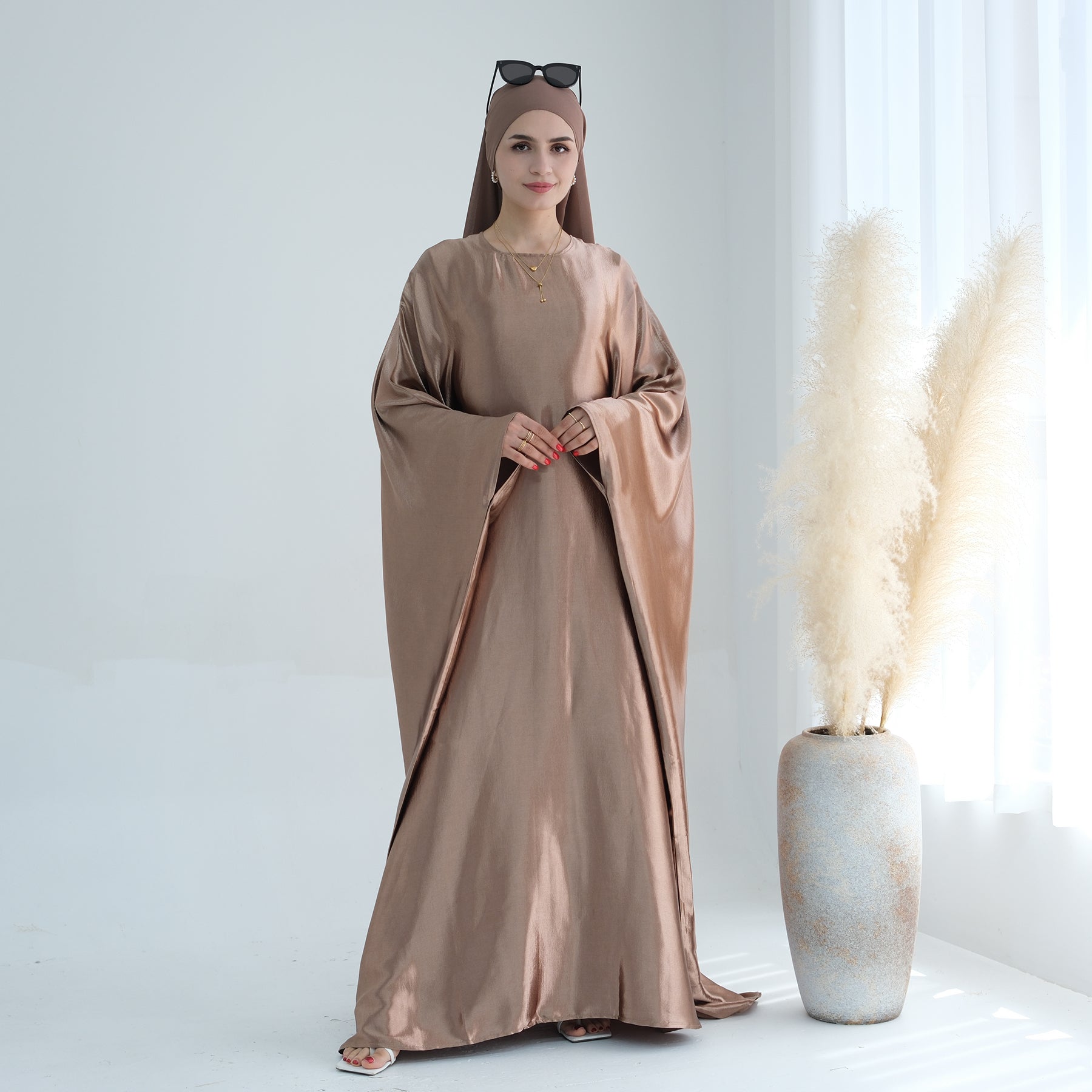 Batwing Butterfly Sleeve Maxi Abaya | Eolante Clothing 