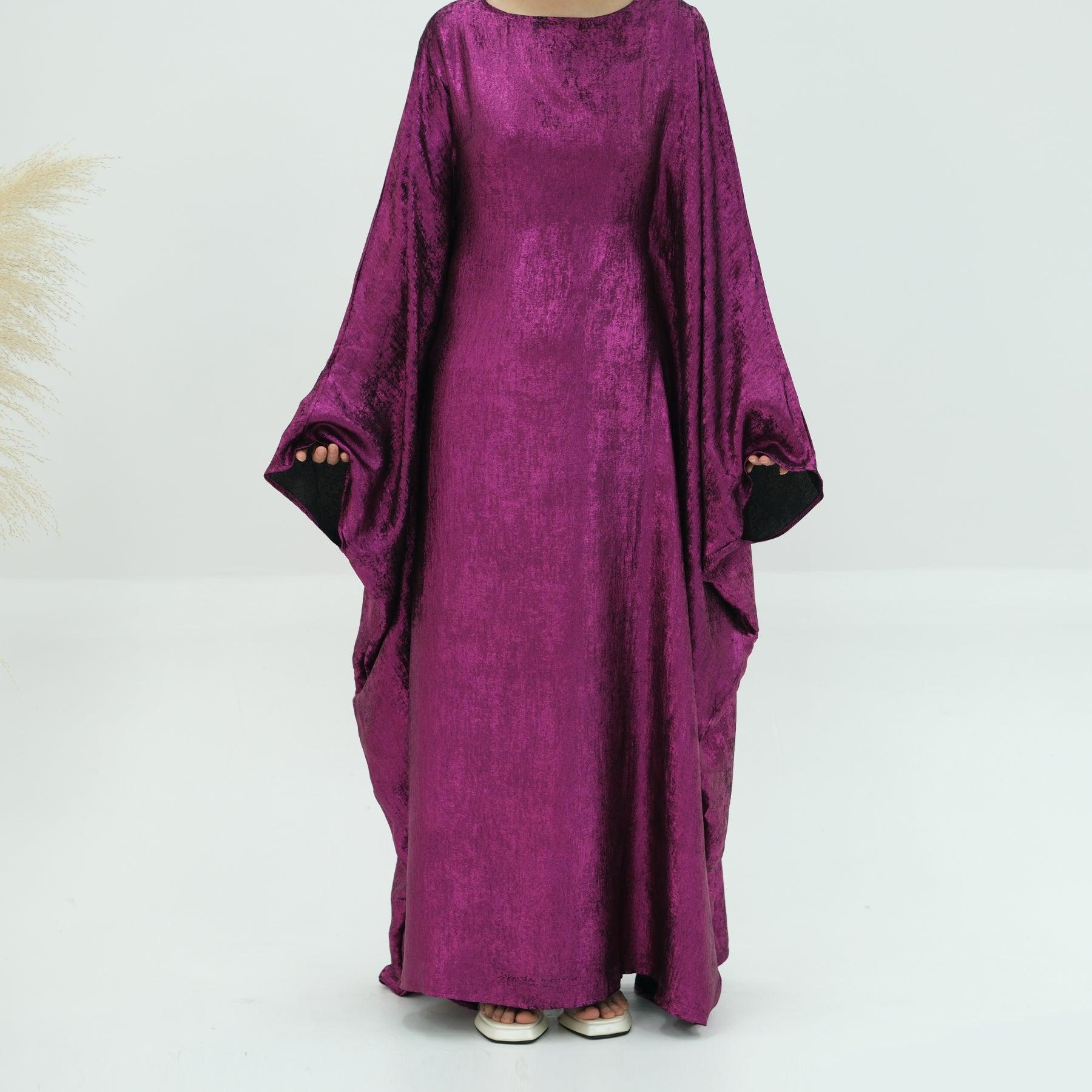 Magenta Dress Abaya | Eolante Clothing 