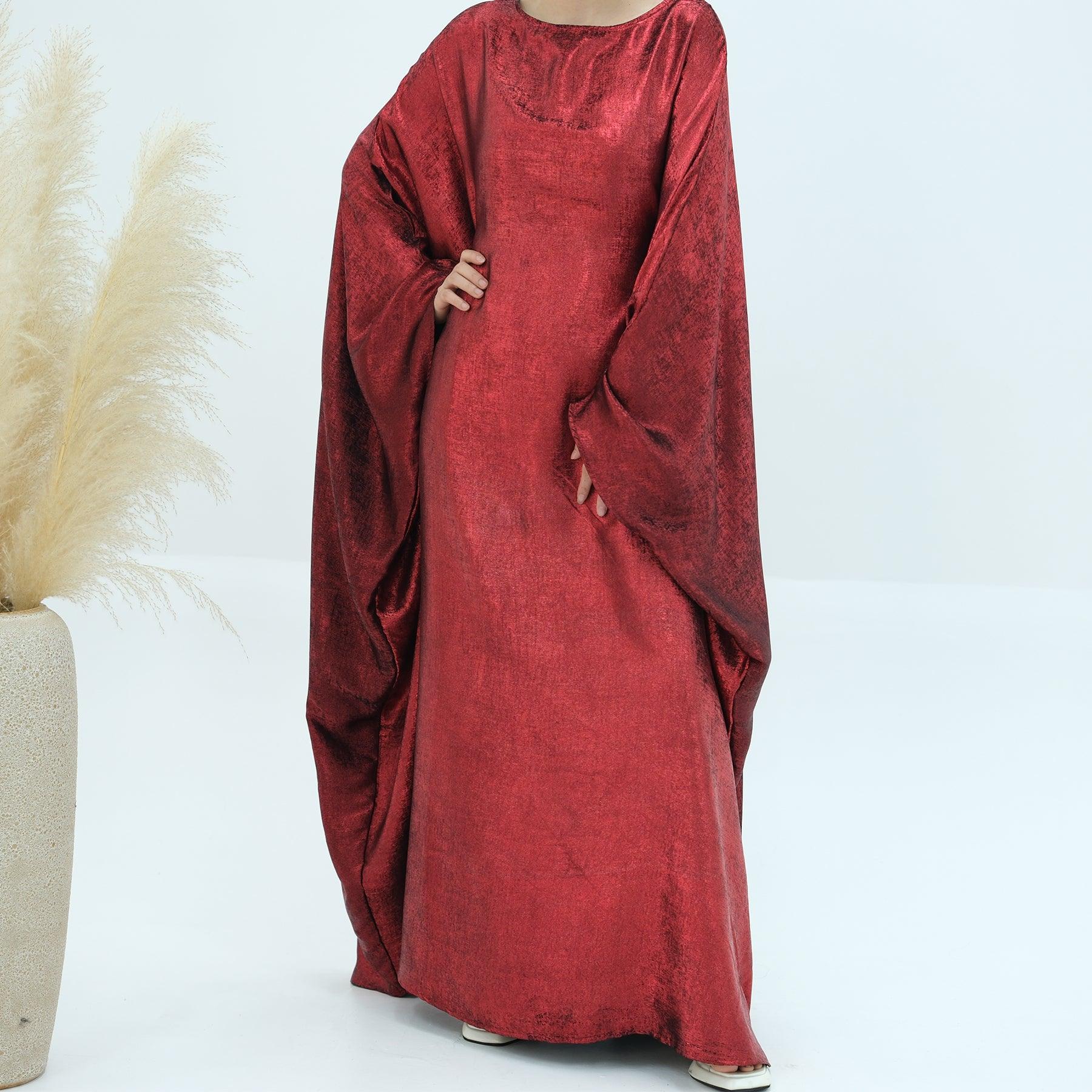 Red Abaya Dress for Muslim Wear | Eolante Clothing 