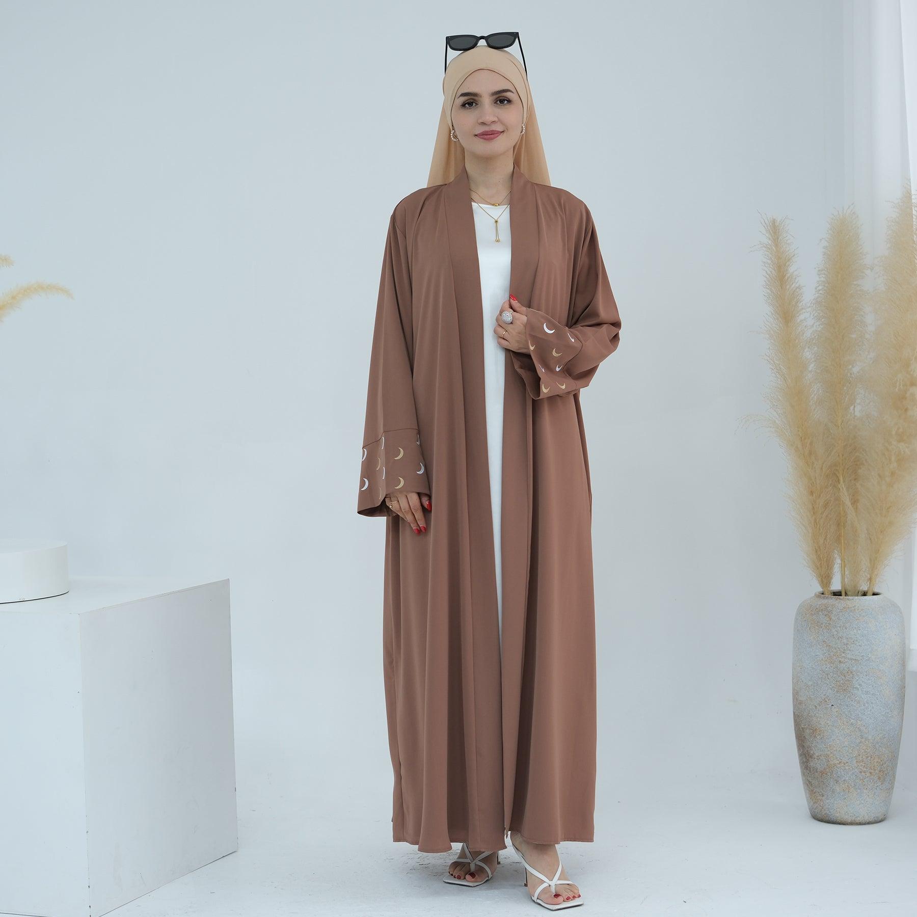 Oversized Satin Abaya | Eolante Clothing 