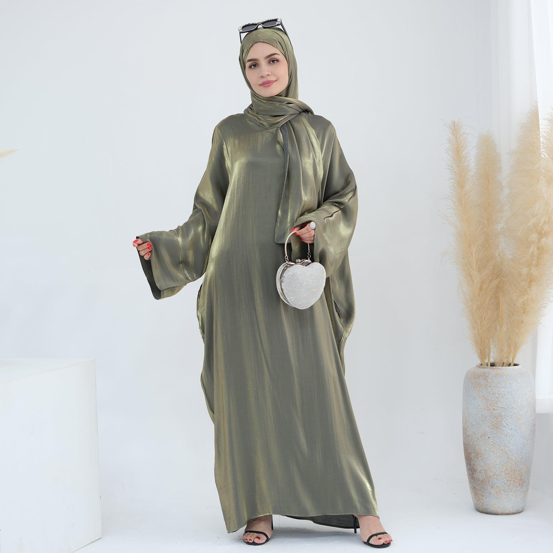 Abaya Dress in Butterfly Sleeves | Eolante Clothing 