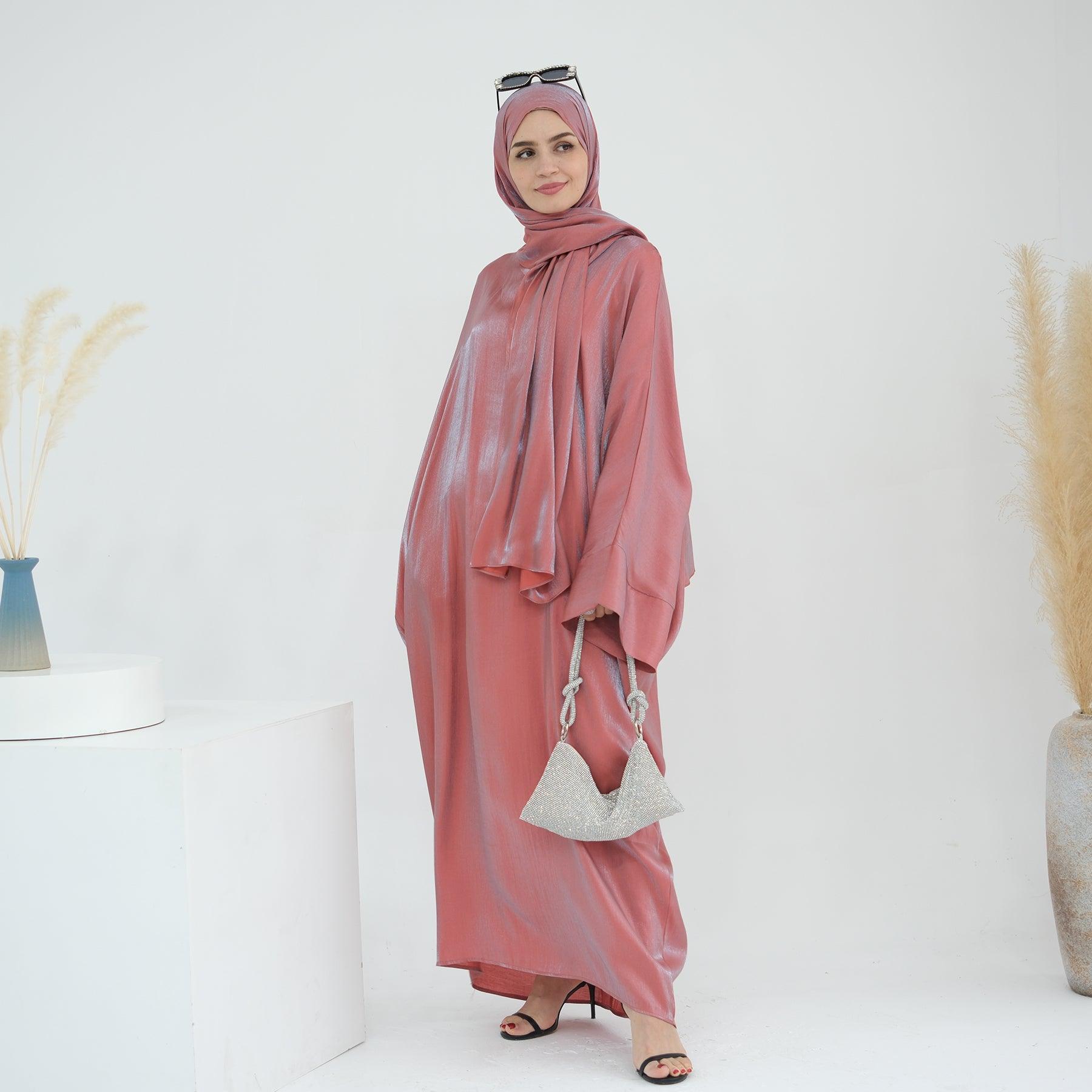 Maxi Dress with Matching Hijab | Eolante Clothing 