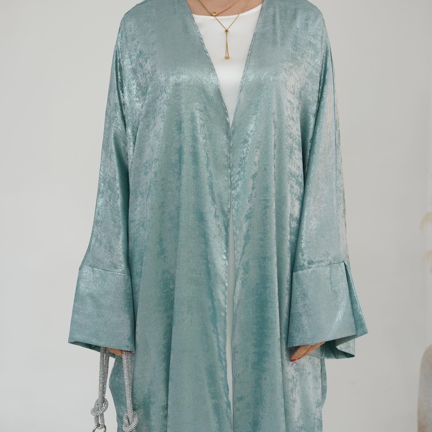 Batwing Butterfly Abaya in Green | Eolante Clothing 