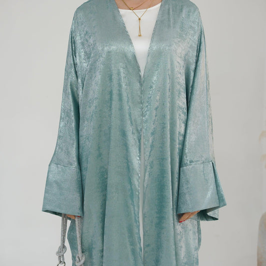 Batwing Butterfly Abaya in Green | Eolante Clothing 