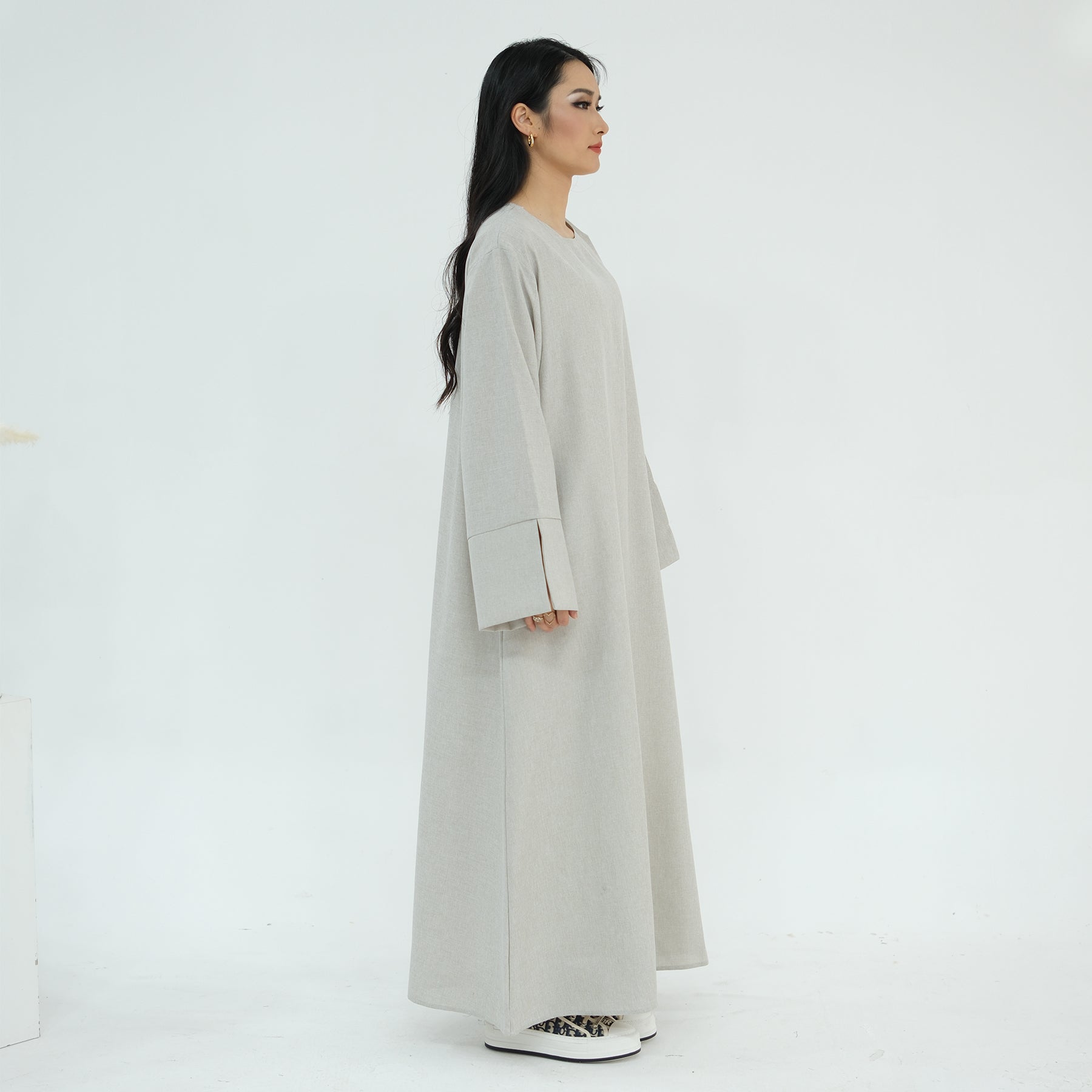 Linen Abaya Dress | Eolante Clothing 