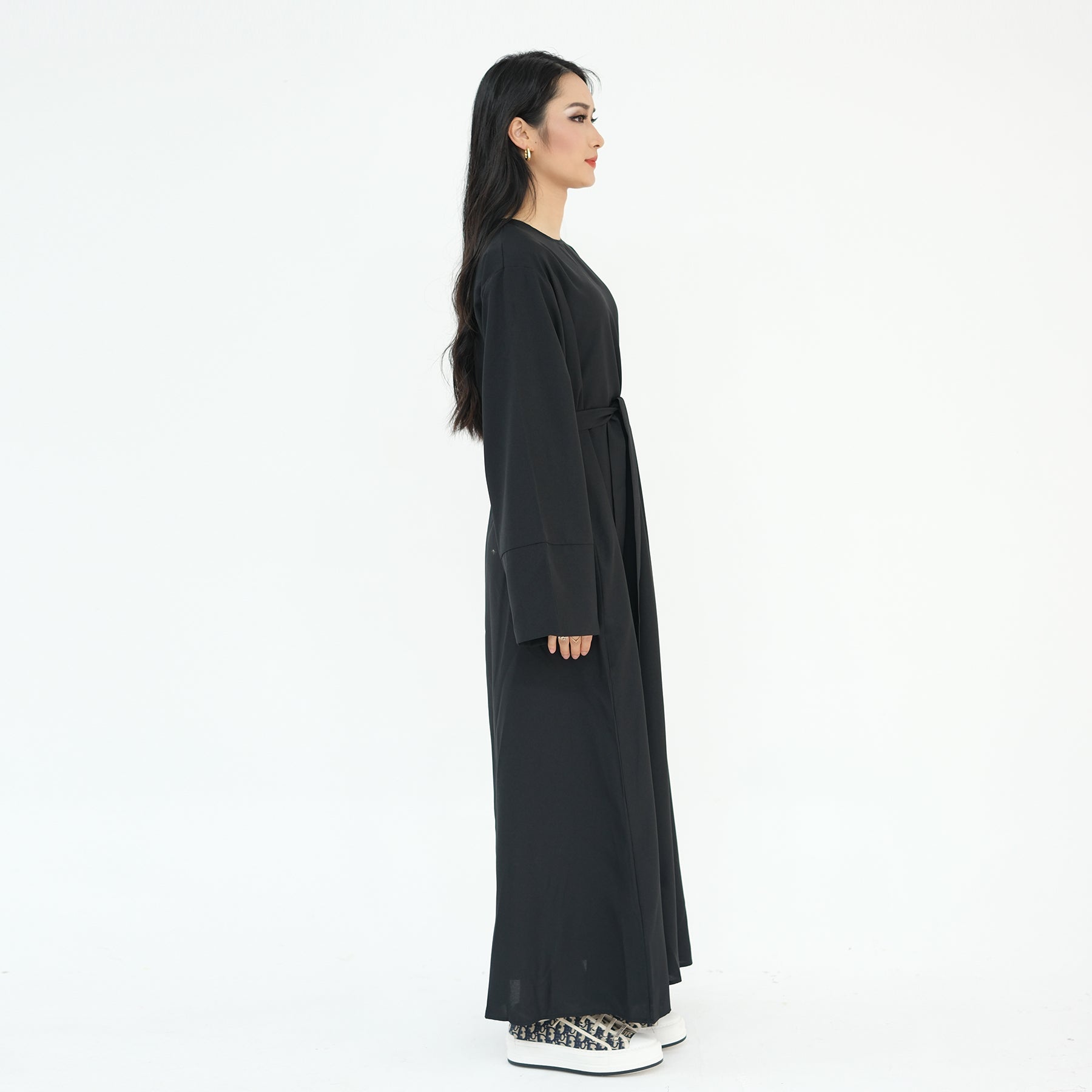 Maxi Dress Abaya in Linen | Eolante Clothing 