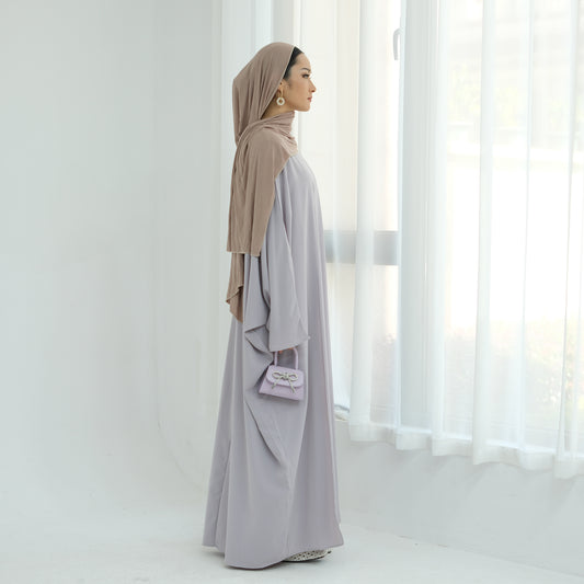 Oversized Side Slit Maxi Dress Abaya