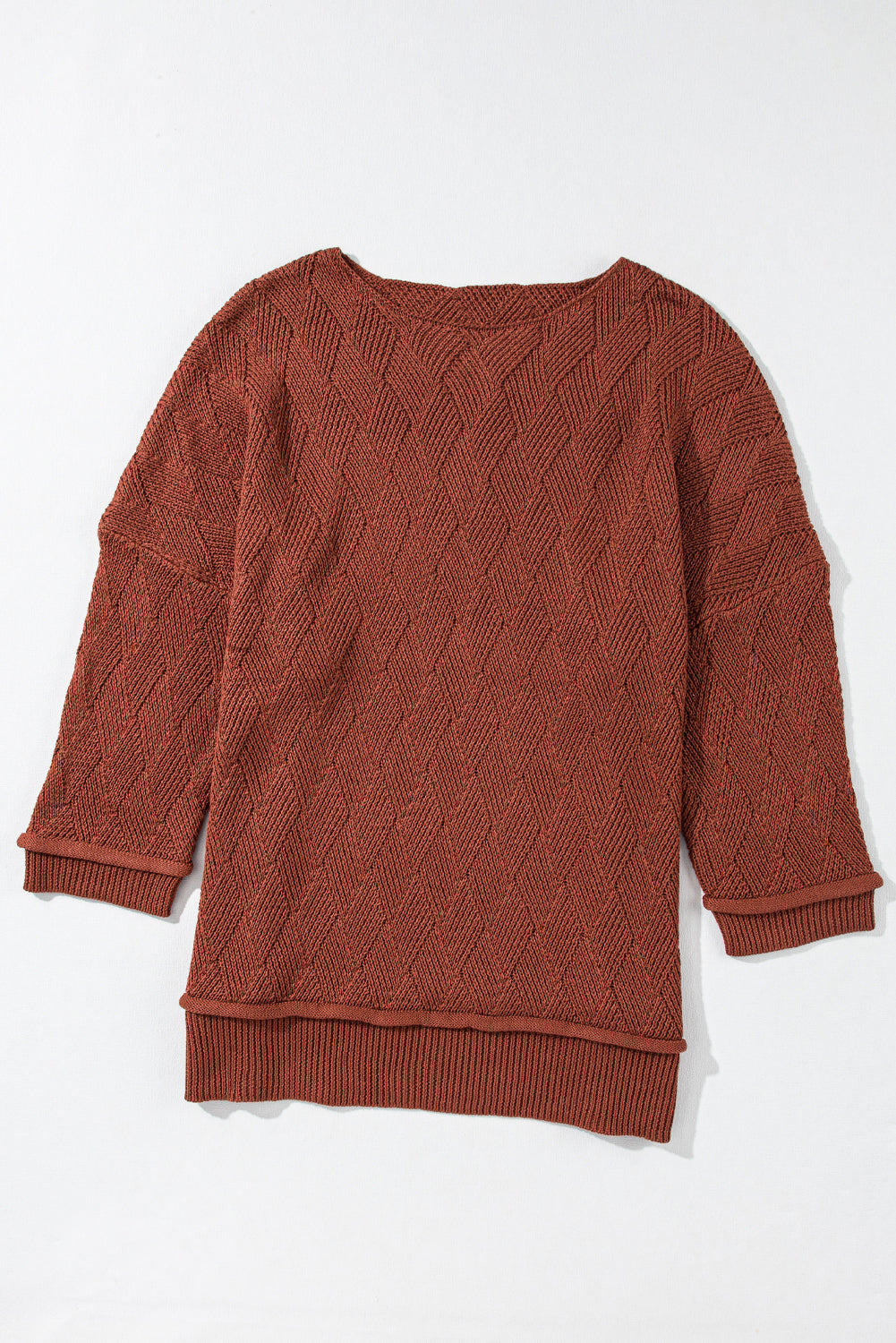 Loose Textured Sweater - Eolante Clothing