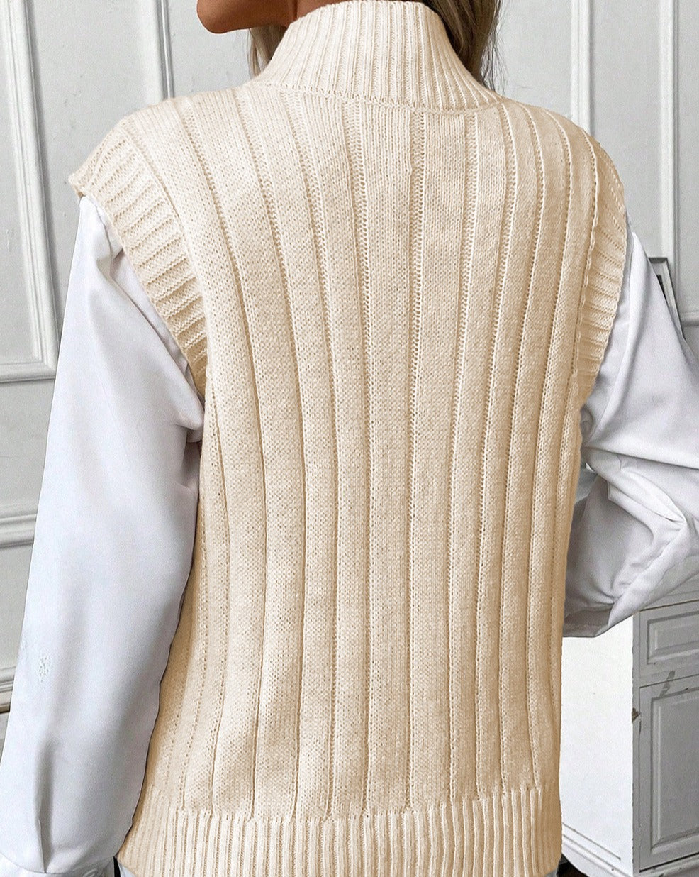 Cable Knit Sweater Top - Eolante Clothing