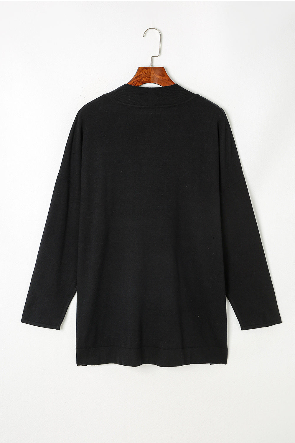 High Neck Loose Plus Size Sweater - Eolante Clothing