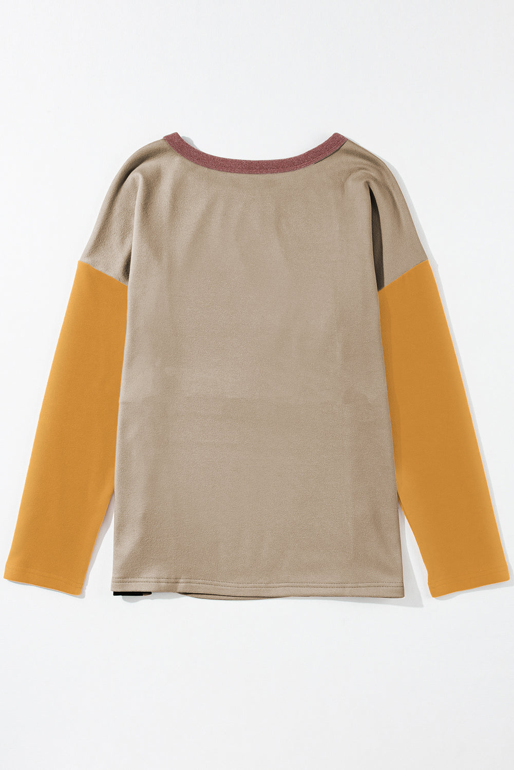 Colorblock Knit Long Sleeve Top - Eolante Clothing