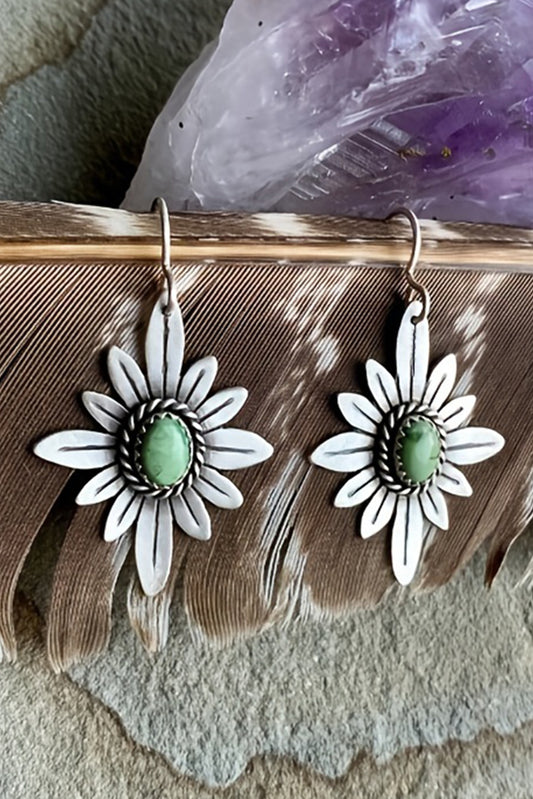 Western Floral Hook Earrings