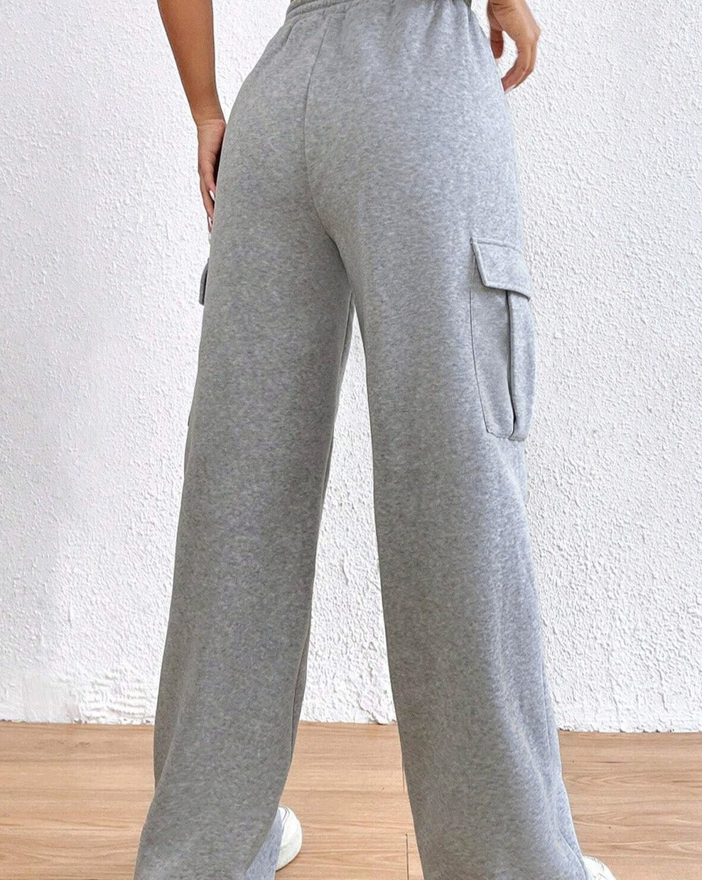 Cargo Drawstring Waist Sweatpants - Eolante Clothing