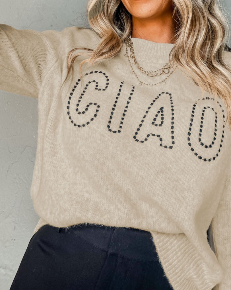 Long Sleeve Sweater CIAO - Eolante Clothing