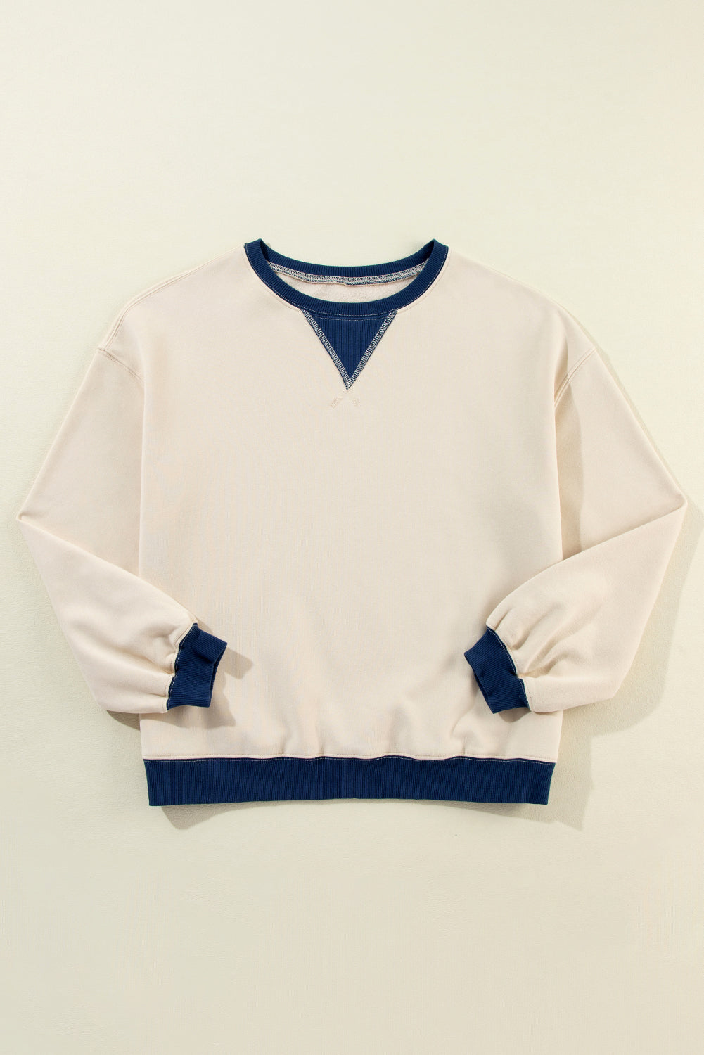 Colorblock Drop Shoulder Sweatshirt - Eolante Clothing