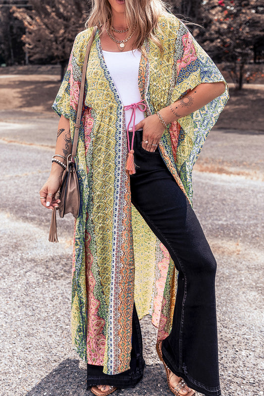 Retro Boho Duster Kimono