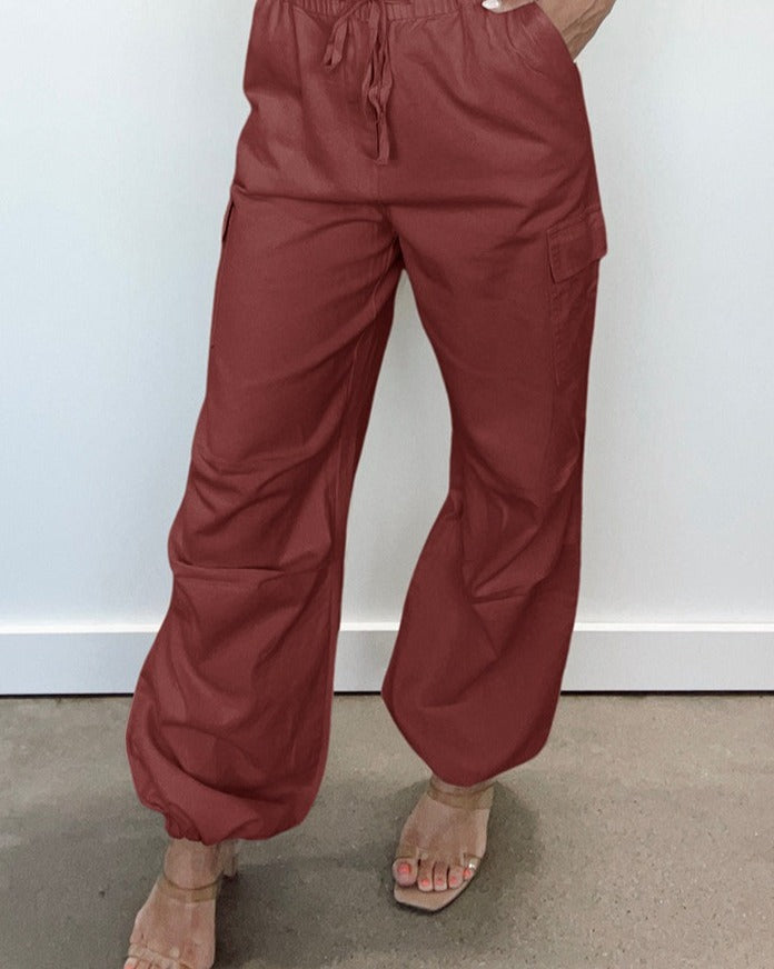 Cargo Wide Leg Pants - Eolante Clothing